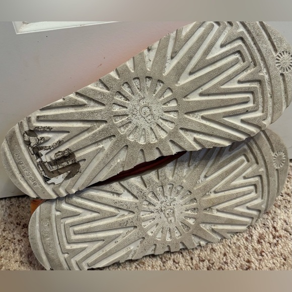 UGG Tasman LTA quilted puffer slippers in orange, 9 - Picture 10 of 10